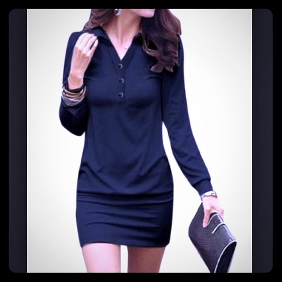 Allegra k dark blue brand new dress