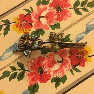 Bronze Color Flower Hair Barrette