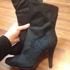 Lace booties