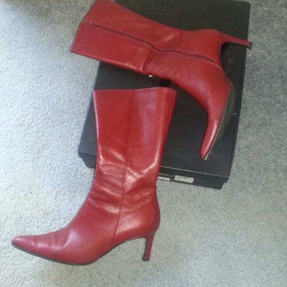 Hot red boots