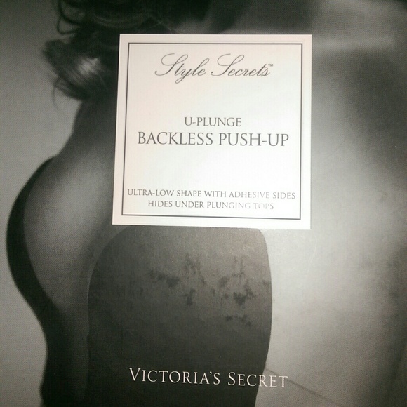 VS backless bra black