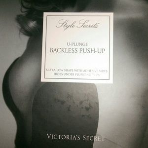 VS backless bra black