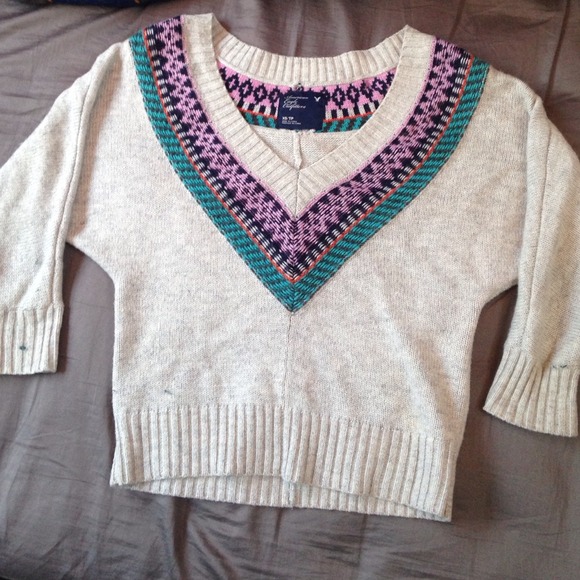 Tribal pattern sweater