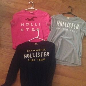 Men's medium Hollister shirts