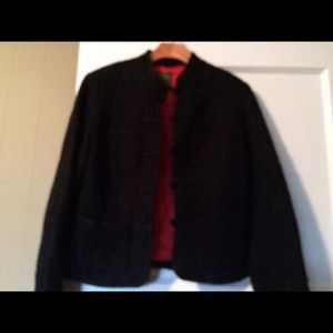 Embroiled black jacket