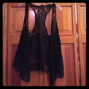 Cute lace vest!