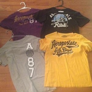 Men's medium Aeropostale shirts