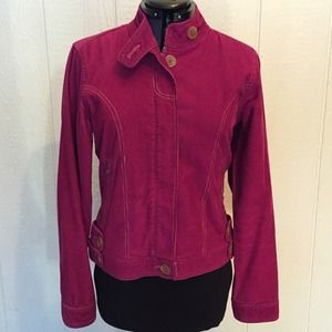 Tulle Fuchsia Corduroy Jacket