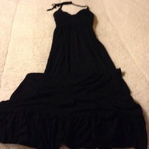 Guess long black dress
