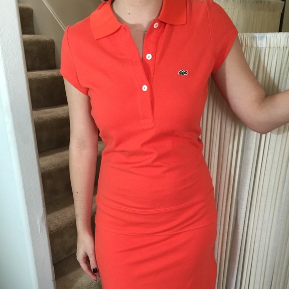 Lacoste Orange Dress