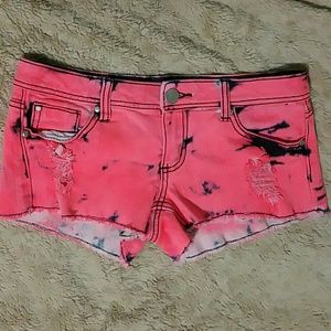 Distressed Denim Shorts