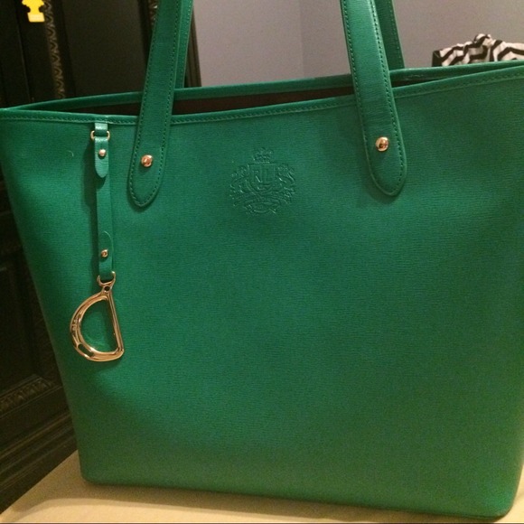 Beautiful green Ralph Lauren bag. NWOT