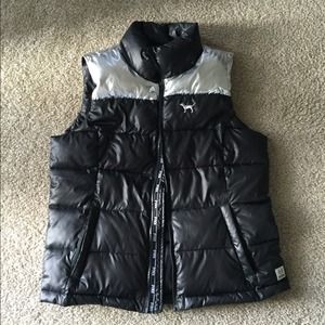 Victoria's Secret Pink puffer vest