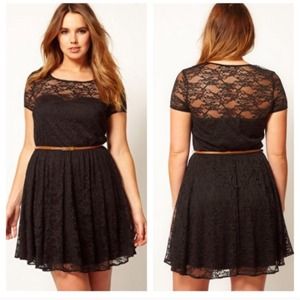 ASOS curve lace dress