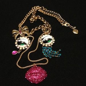 Betsey Johnson "The Eyes Have It" Necklace