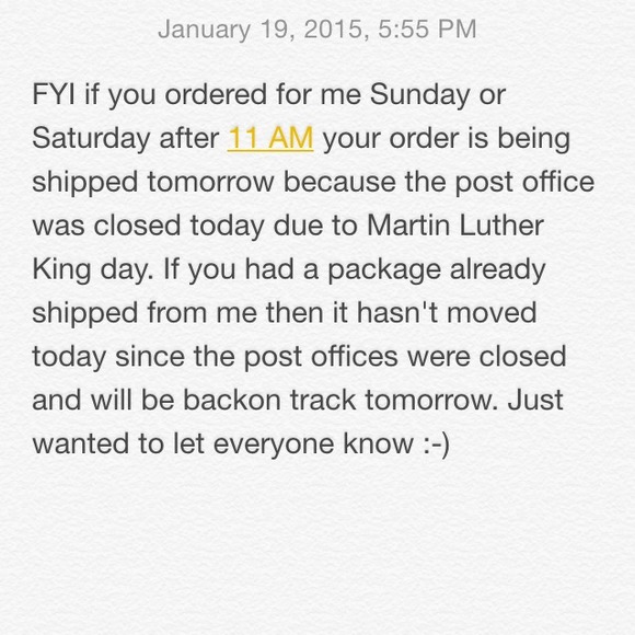 Just an update!