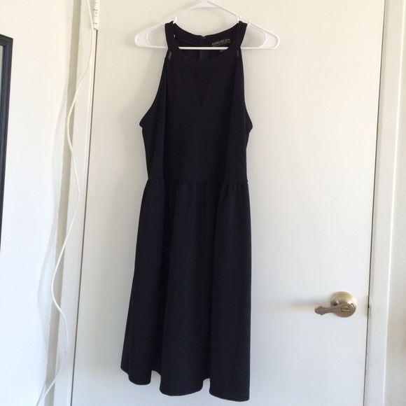 Halter black dress