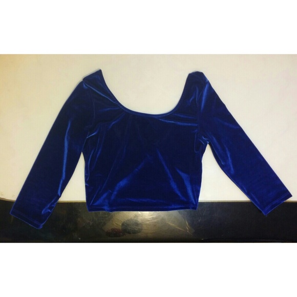 Velvet Crop Top
