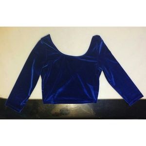 Velvet Crop Top