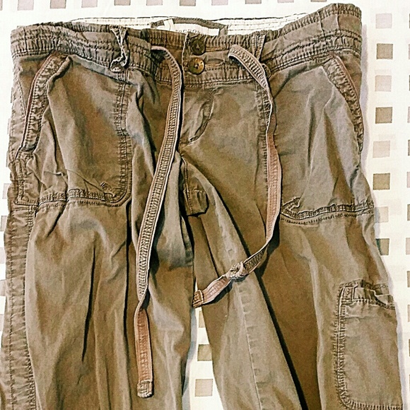 Abercrombie and Fitch khaki cargo pants
