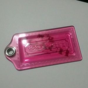 Extra large Pink Hangtag Charm