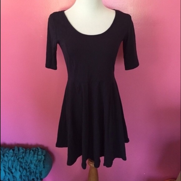 Navy Blue Skater Dress - Picture 1 of 1
