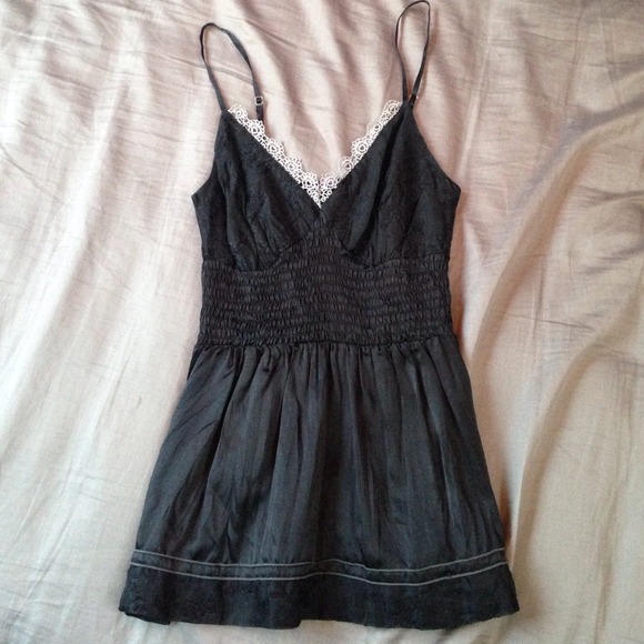 Black silk "Halé Bob" tank top