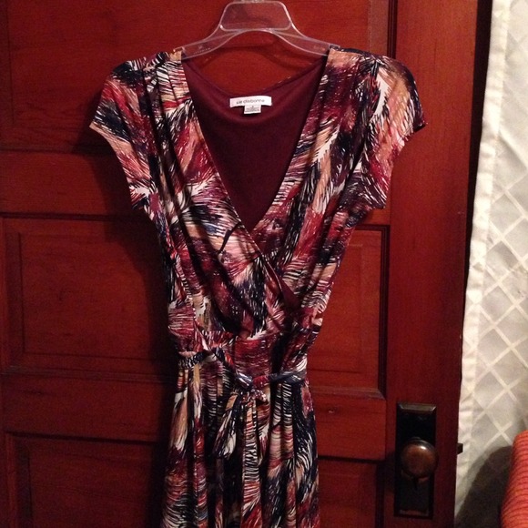 Liz Claiborne faux wrap dress.