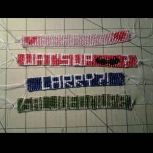 Handmade beaded impractical jokers bracelets