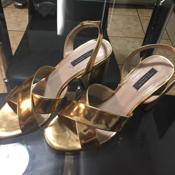 Gold heels