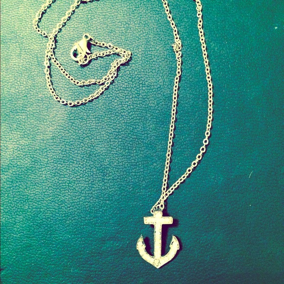 Sparkle Anchor Necklace