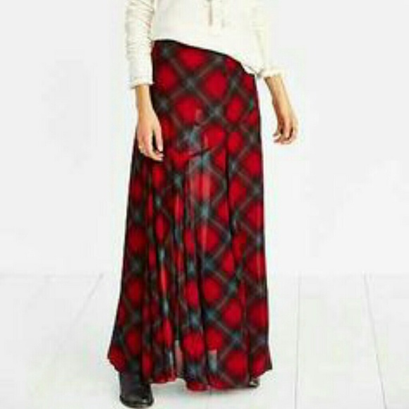 Kimchi blue chiffon skirt