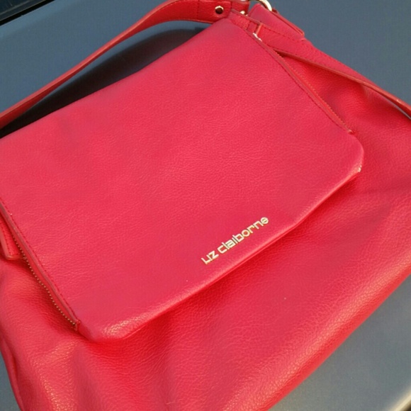 Liz Claiborne red handbag