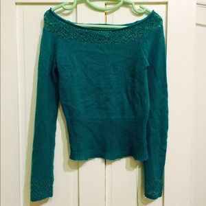 Guess Aqua boatneck sweater