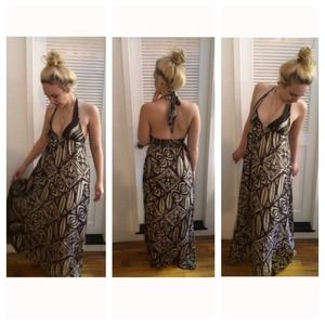 Silky Halter Maxi Dress