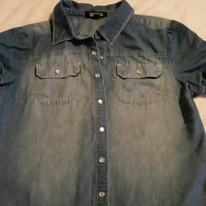 Forever 21 denim top