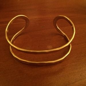Lucky Brand Gold-Tone Openwork Mod Cuff Bracelet