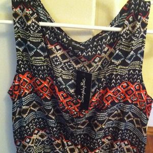Tribal print sundress