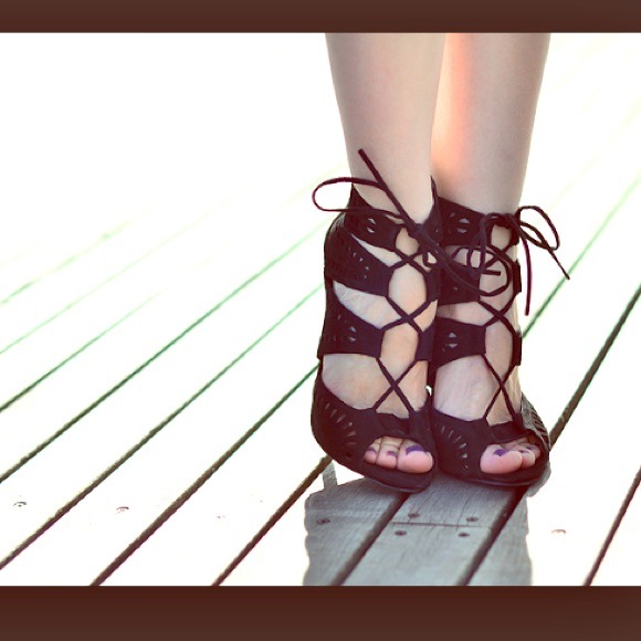 Zara Lace Up Heels