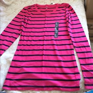 Pink and black long sleeves by gap