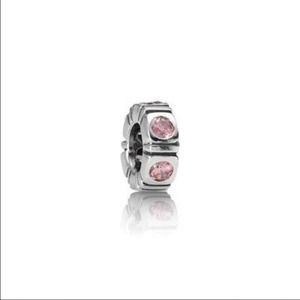 Discontinued Pandora pink spacer