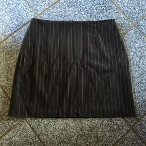 Pinstripe mini skirt