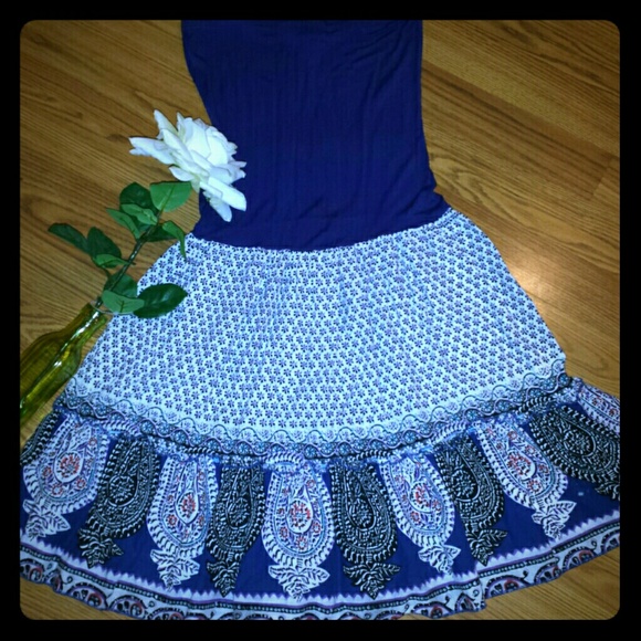 Strapless casual dress