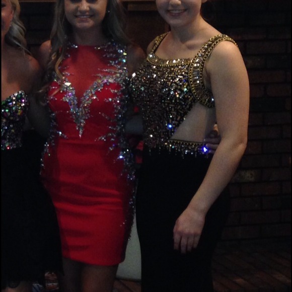 Floor legenth formal prom dress!