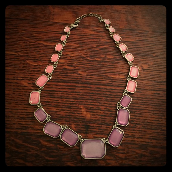 Pink & purple necklace