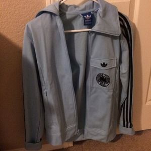 Blue adidas jacket