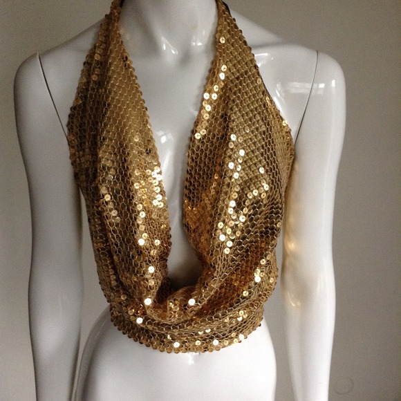 Gold Halter