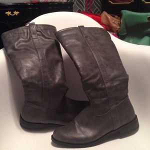 Madden girl boots grey size 8.5