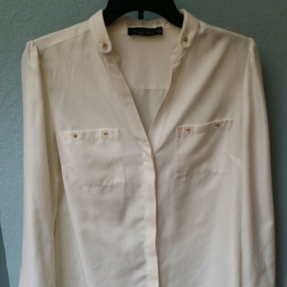 Cream Blouse from The Limited