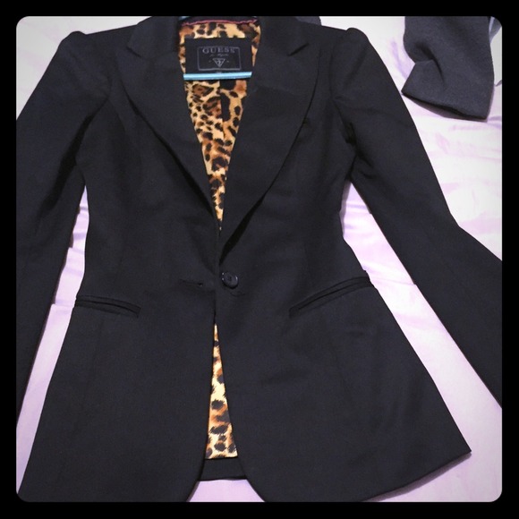 Slim Fit sexy black GUESS blazer